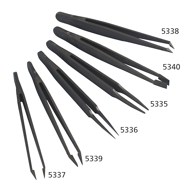 Tweezer PA with flat, round tip